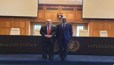 "الغريب" يلتقي رئيس محكمة العدل الدولية لبحث التعاون الثنائي في المجال العدلي