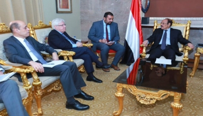 نائب الرئيس يلتقي "غريفيث"ويؤكد أن التصعيد الحوثي ينسف جهود السلام