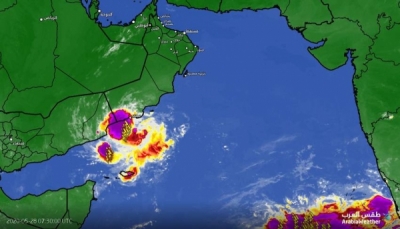 أرصاد حضرموت: توقعات بتطور منخفض جوي إلى عاصفة إعصارية تتجه نحو سقطرى