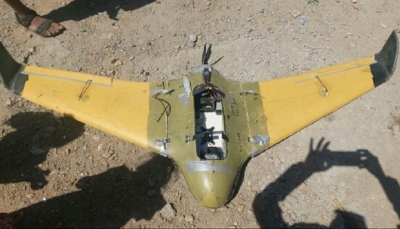 قوات الجيش تسقط طائرة مسيرة لميليشيات الحوثي غربي تعز