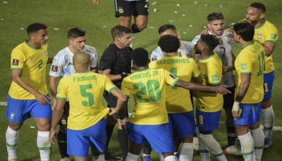الفيفا يقرر رسمياً إلغاء مباراة البرازيل والأرجنتين في تصفيات كأس العالم 2022 